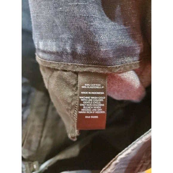 EUC Express Editor Jeans Womens Sz. 6R Wide Leg Mid Rise Blue denim jeans - Picture 4 of 4